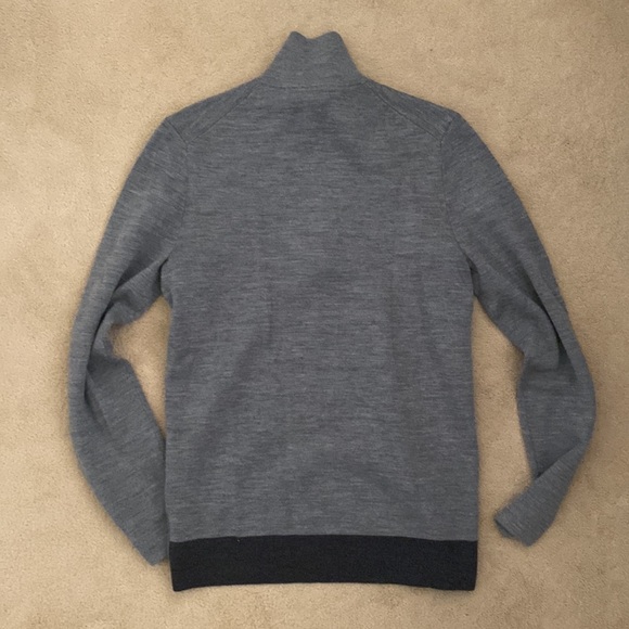 NWT Theory Arnaud Erhart Merino Wool Half Zip Pullover - Small - Picture 6 of 11